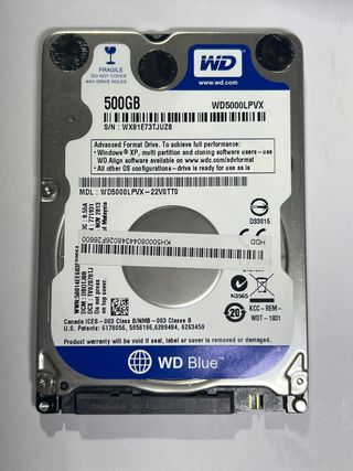 WD Discoduro 500GB Original