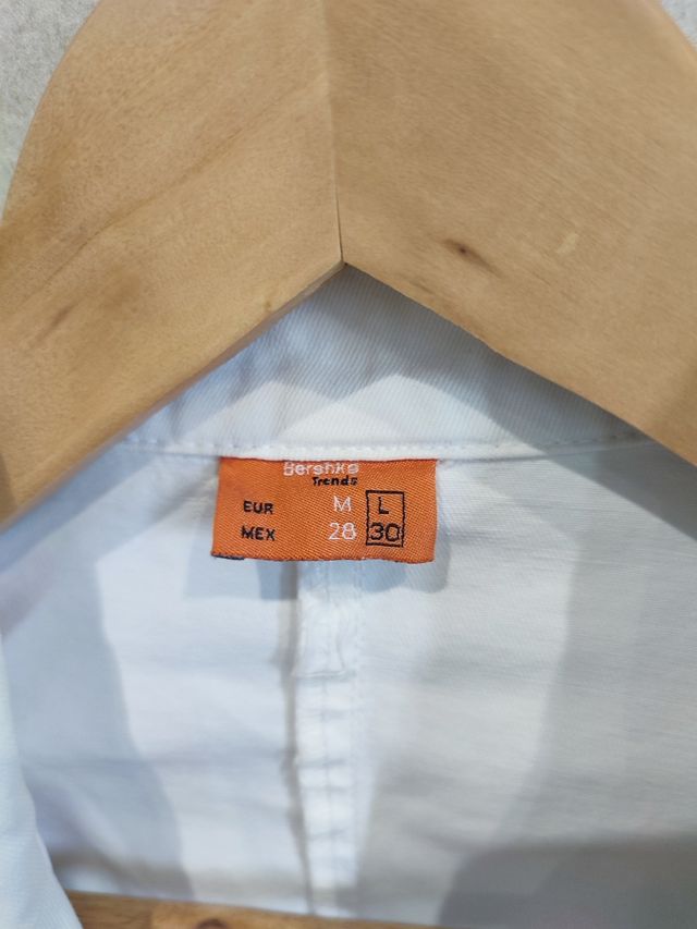 Americana vaquera color blanco