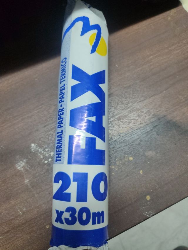 Papel térmico fax 