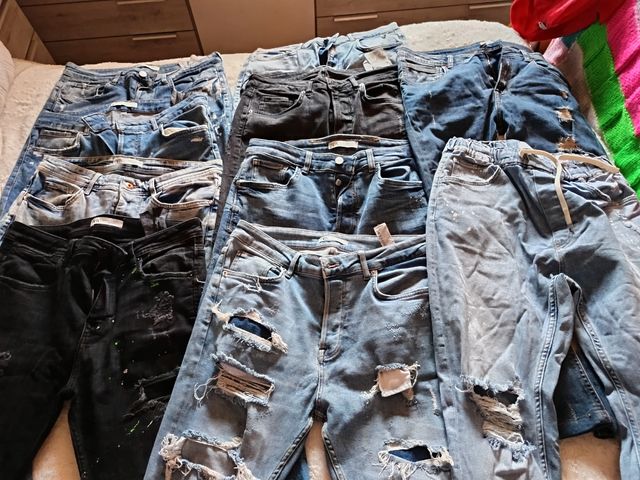 Pack 14 pantalones tejanos Zara Hombre