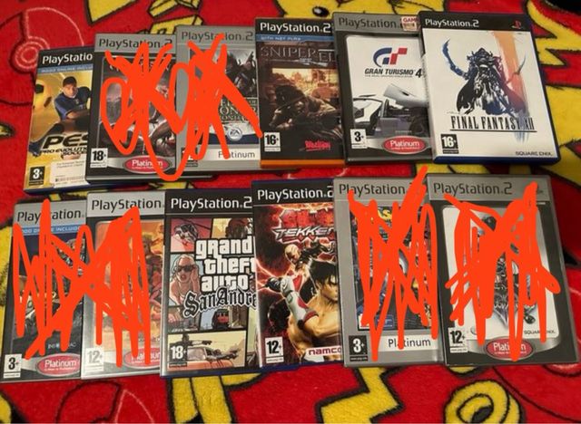 JUEGOS PS2 PACK O SUELTOS