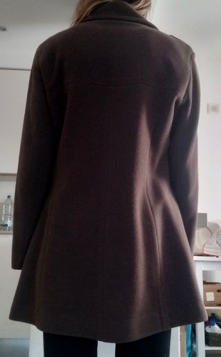 Cappottino marrone in lana