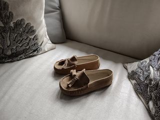 Mocasines beige niño T23 celebracion