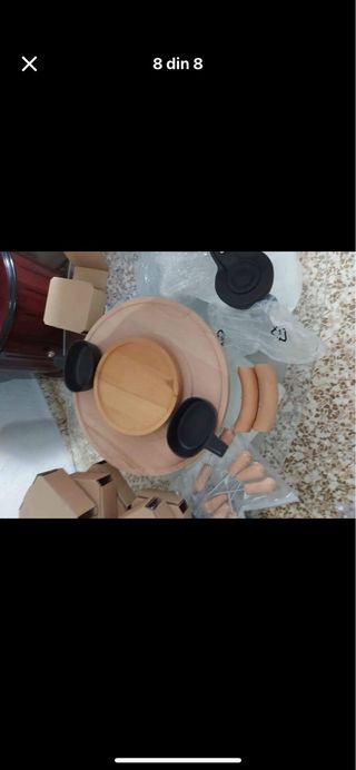 Foundie bodum Plato giratorio madera