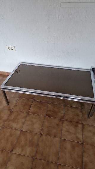 Mesa salón vidrio