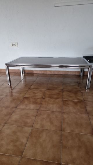 Mesa salón vidrio