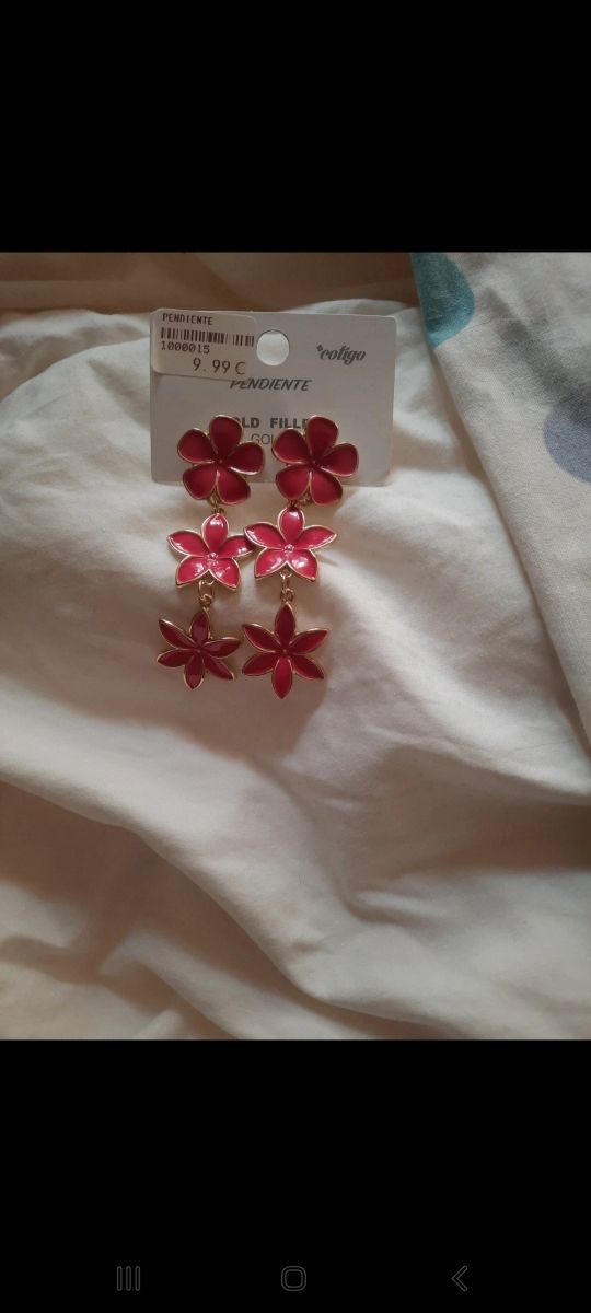 Pendientes fiesta fussia