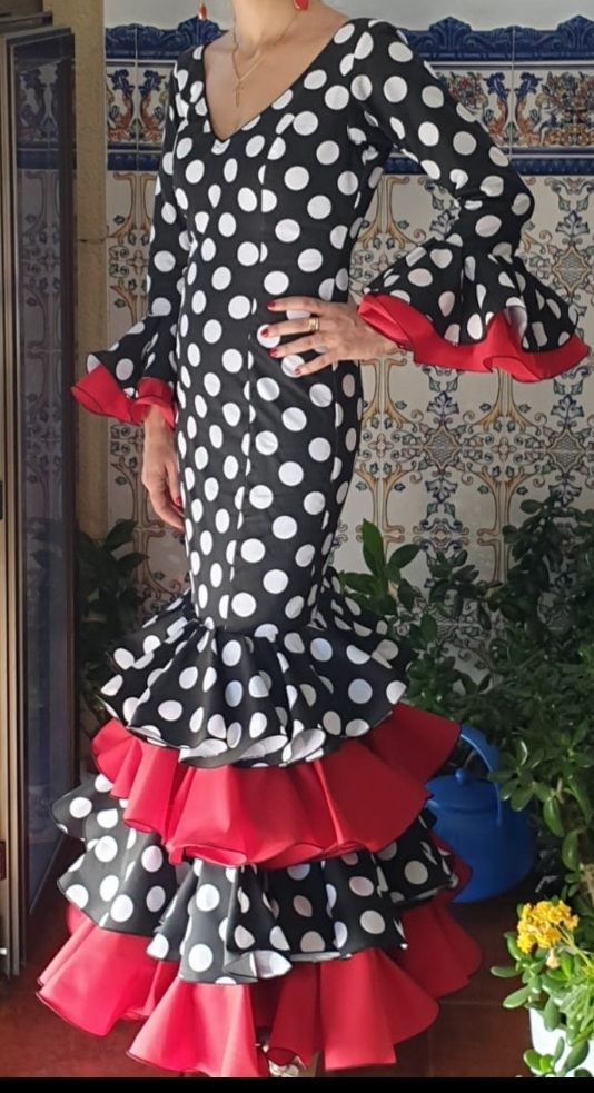 Traje de gitana, flamenca