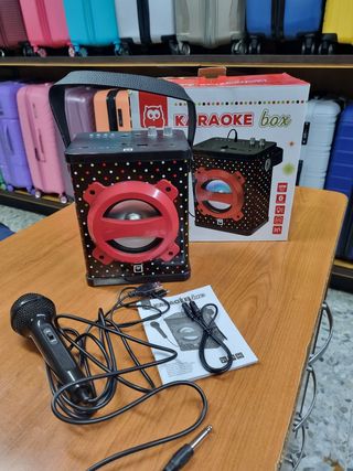 Karaoke portátil con Bluetooth