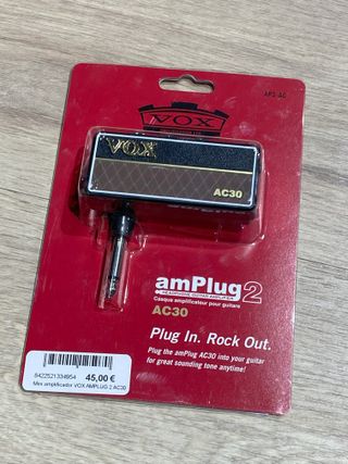 MINI AMPLIFICADOR DE GUITARRA AMPLUG2 AC30