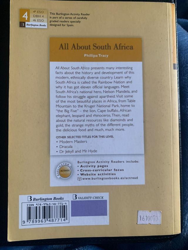 ALL ABOUT SOUTH AFRICA (4 ESO)