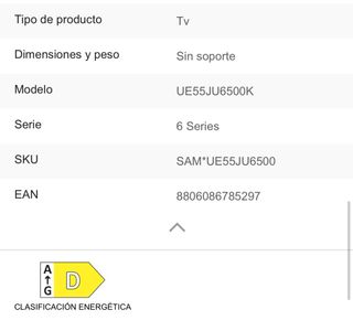 Tv Samsung 55” curve