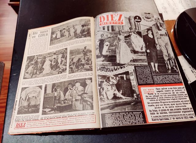 DIEZ MINUTOS  1953 completo encuadernado