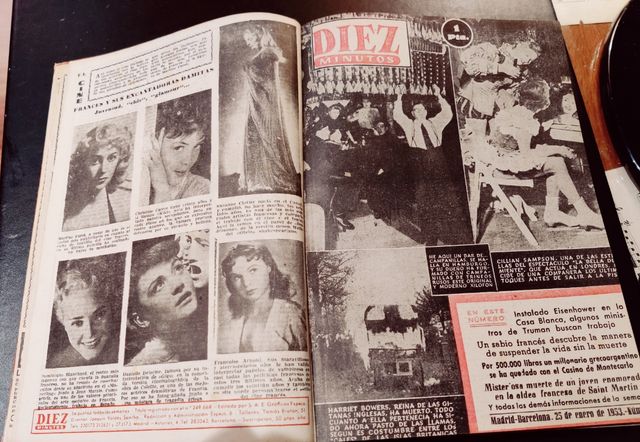 DIEZ MINUTOS  1953 completo encuadernado