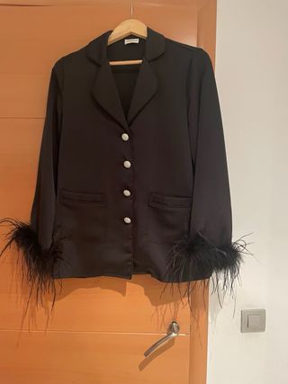 Traje conjunto marca Saint Laurent Paris