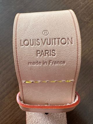Louis Vuitton etichetta per valigia.