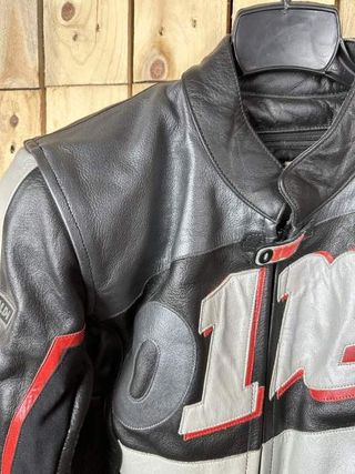 CHAQUETA T-M DE MOTO MUJER O1E NEGRA