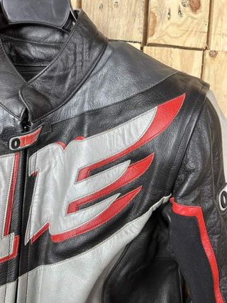CHAQUETA T-M DE MOTO MUJER O1E NEGRA