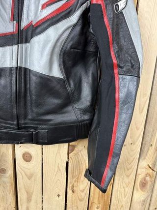 CHAQUETA T-M DE MOTO MUJER O1E NEGRA