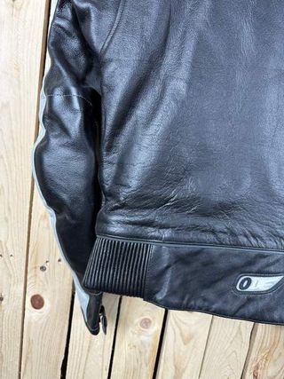 CHAQUETA T-M DE MOTO MUJER O1E NEGRA