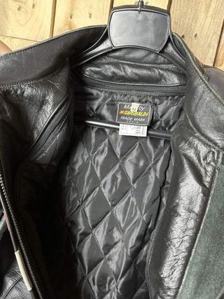 CHAQUETA T-M DE MOTO MUJER O1E NEGRA