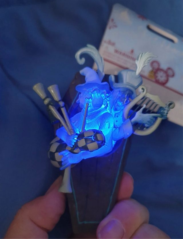 Adorno fantasmas con luz Mansion Encantada