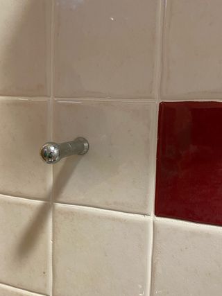 Lote accesorios baño estante perchas  y espejo