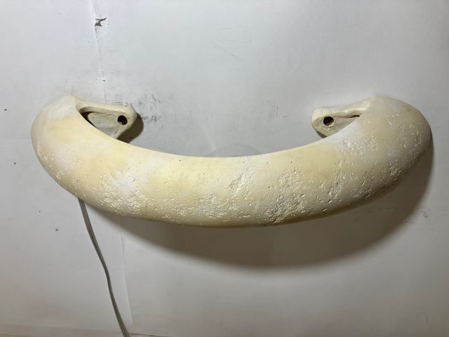 Lampada parete ceramica toscana