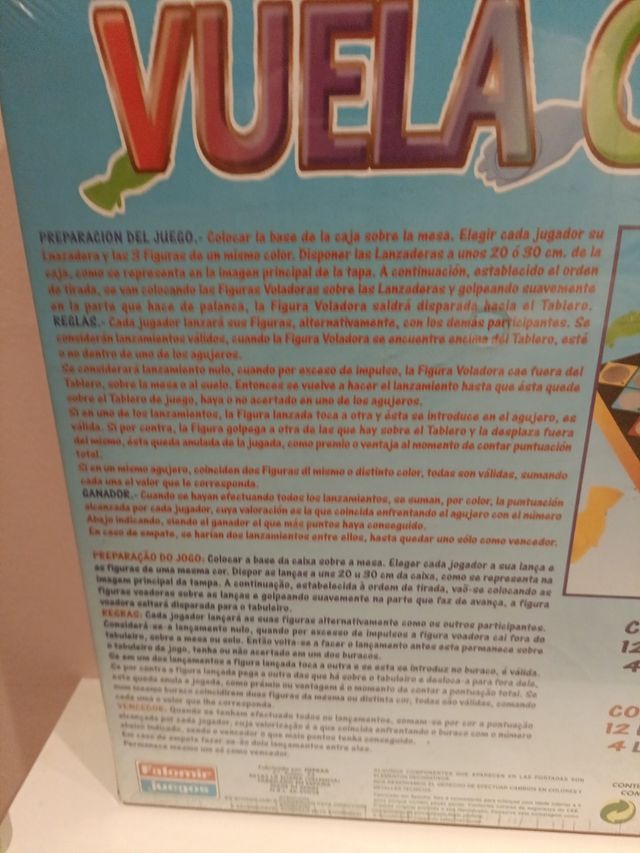 Juego vuela cuela