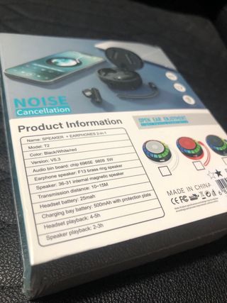 Altavoz más auriculares Bluetooth 2 en 1 NUEVOS