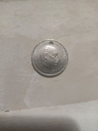 Medallón de 5 pesetas