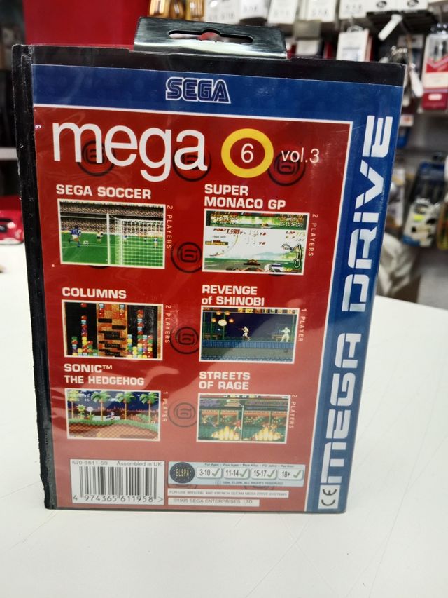 Juego Mega Drive 