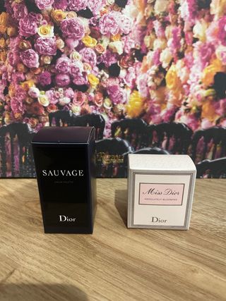Miniaturas miss dior y sauvage. Originales 