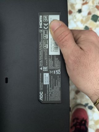 Monitor curvo 27" QHD 2K AOC