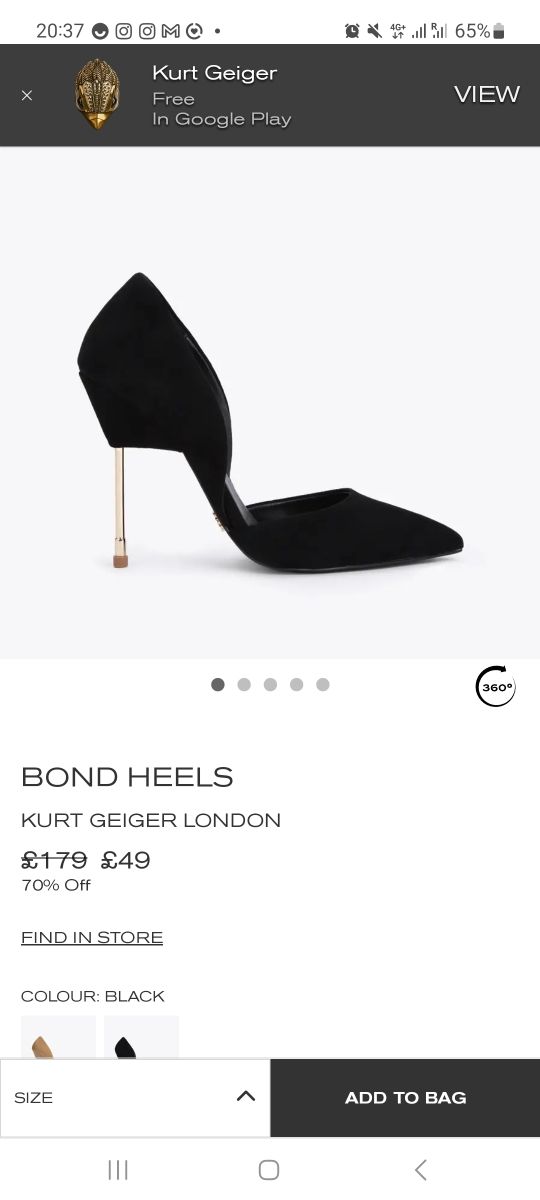 Zapato Kurt Geiger