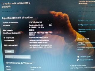 Vendo portátil Acer 