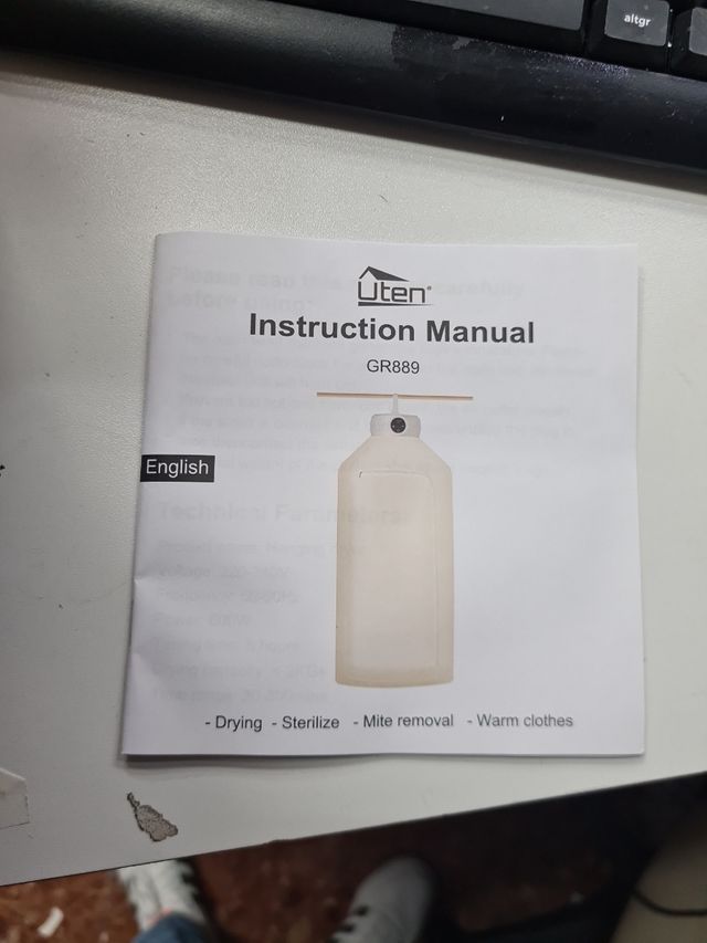 Secador de ropa eléctrico portátil