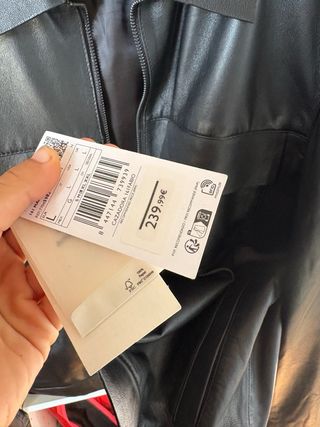 Cazadora piel 100 chaqueta de piel con crema