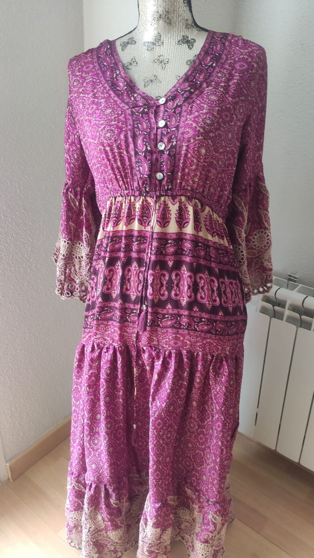 Vestido largo bohemio