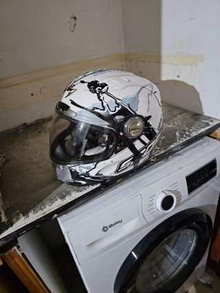 Casco moto.