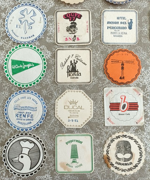 Lote de 72 posavasos