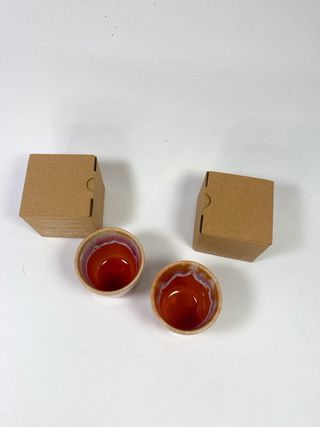 Nespresso Copos Espresso Costa Nova Cerâmica Red