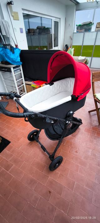 Carrito auxiliar cocina - blanco y madera