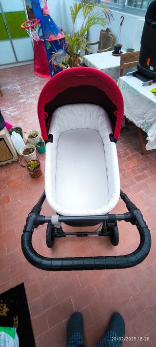 Carrito auxiliar cocina - blanco y madera