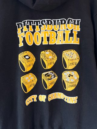 Sudadera americana de fútbol de Pittsburgh