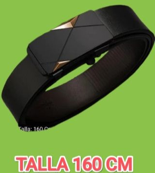 CINTURÓN CUERO HOMBRE TALLA GRANDE 160 CM