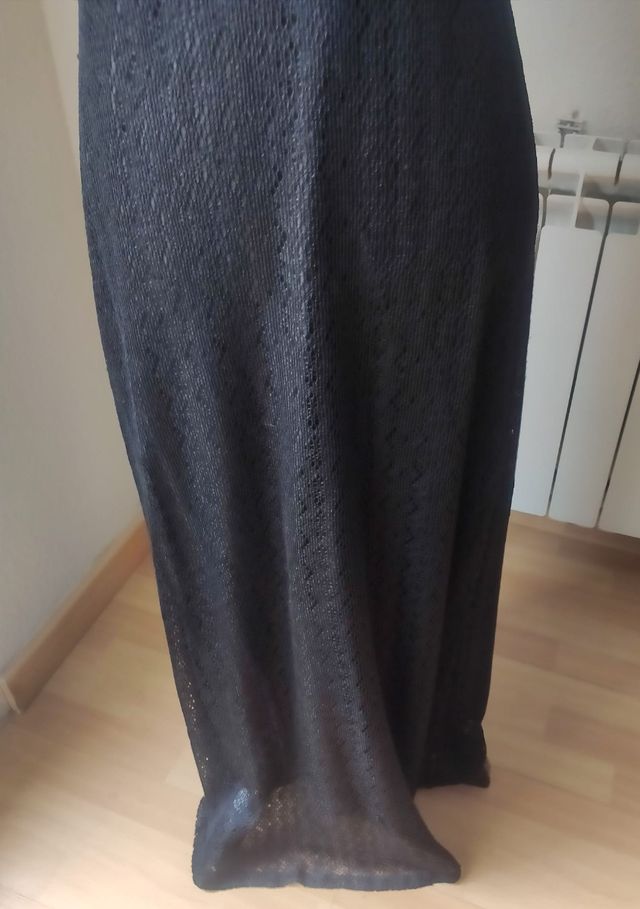 Vestido largo negro Elvis