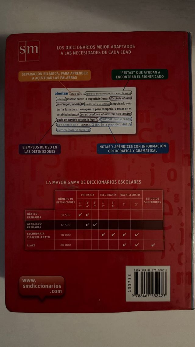 Diccionario avanzado primaria sm