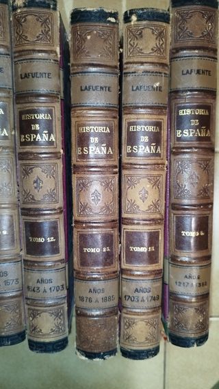 25 LIBROS DE HISTORIA DE ESPAÑA LAFUENTE