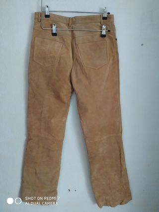 Pantalones piel auténtica